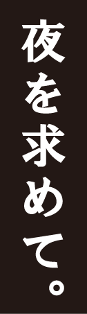 夜を求めて。
